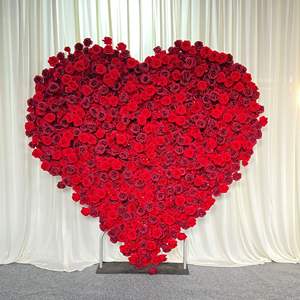 Gapura Bunga Hati Grosir, Bunga Artifisial, Gapura Bunga Pernikahan, Arreglos Florale, Latar Belakang untuk Dekorasi Acara - Product Image 6