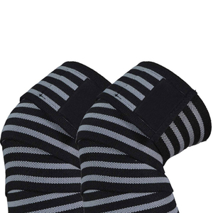 GAF Cotton Wrist <b>Straps</b> Custom Logo Wraps <b>Knee</b> <b>Support</b> Adjustable <b>Straps</b> Wraps Gym Weightlifting <b>Knee</b> <b>Support</b> Wraps - Product Image 4