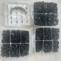 HE132 620 pièces Rivets de pare-chocs en nylon, clips de retenue à pousser pour voiture et attaches automobiles