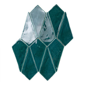 Piastrella Vitri Posidonia Kite 11 X 22.5 Cm Smaltata con Bordi Irregolari - Product Image 1