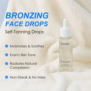 مصل الدباغة الذاتي OEM/ODM ، مصل الدباغة للوجه والشمس ، قطرات الدباغة الداكنة بفيتامين C ، بدون شمس ، الدباغة - Product Image 2