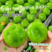 Smoothie Kiwi-kiwifruit Handgemaakt Rubber Squishy Langzaam terugverend Vingerzuigend Simulatie Stressverlichtend Speelgoed Provincie Zhejiang 14