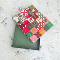 Boîte cadeau en papier rigide de luxe, boîte d'emballage en carton rigide avec logo personnalisé imprimé pour bijoux, petits cadeaux et cadeaux haut de gamme