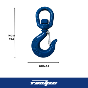 Gesmeed koolstofstaal OEM gepersonaliseerde draaiende haak door TOOLPU voor industrieel gebruik - Product Image 3