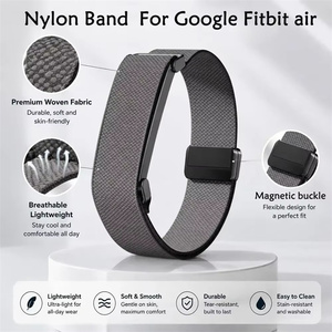 Correa de Reloj de Tela Elástica de Nailon con Hebilla Magnética para Google Fitbit Air, Correa de Repuesto para Pulsera - Product Image 2