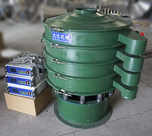 Tamis vibrant rotatif motorisé Dahan 100 kg/heure pour le criblage de poudre de café avec fonction de séparation magnétique pour la transformation alimentaire - Product Image 1