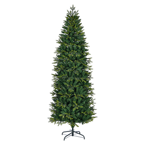 Mỏng Nhân Tạo Cây Giáng Sinh Cao Gầy Cây Giáng Sinh Với PE/PVC Thực Tế Chi Nhánh Lời Khuyên Bản Lề Xmas Tree Với Kim Loại Cơ Sở - Product Image 1