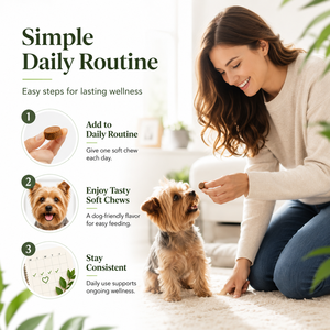Integratore Olistico per il Benessere della Vescica del <span class=keywords><strong>Cane</strong></span> con Estratto di Mirtillo Rosso e D-Mannosio, Supporto Renale Quotidiano per Cani Adulti di Tutte le Taglie - Product Image 2