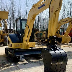 Excavadora Usada Komatsu PC55MR de 5 Toneladas, Mini Excavadora Hidráulica de Orugas, Maquinaria Japonesa, Equipo Pesado Compacto en Venta - Product Image 2