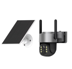 Tuya 4MP屋外防水PIRモーション検出カラーナイトビジョン双方向オーディオソーラーバッテリー4Gカメラ - Product Image 1