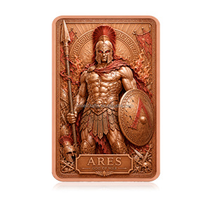 Monedas Rectangulares de Cobre Puro .999 de 5 Oz con Motivos de Mitología Griega, Atena y <span class=keywords><strong>Zeus</strong></span>, Lingotes de 5 Oz para Regalo Coleccionable - Product Image 4