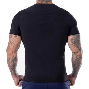 JULYFIT abbigliamento sportivo da uomo grasso che <span class=keywords><strong>brucia</strong></span> il calore intrappolando gilet di compressione Fitness allenamento termico top da Sauna felpa - Product Image 6