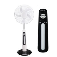 Ventilateur sur pied électrique solaire rechargeable 12V DC multifonction de 16 pouces avec panneau solaire pour la vente en gros