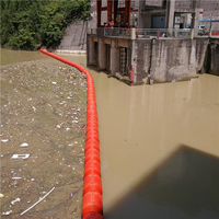 Rivière herbe débris branche interception bouée combinée lac isolement récupération centrale flottante barrage barrière flottante