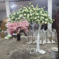 Arbres de Roses Artificiels en Soie, Fleurs Artificielles, Décoration Florale de Centre de Table Sur Mesure pour Événements et Mariages