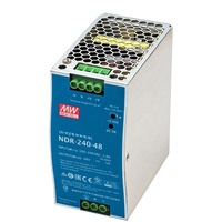 D'origine MeanWell 240W Industrielle Alimentation RAIL DIN 24V 10A SMPS NDR-240-24 Mince et Économique