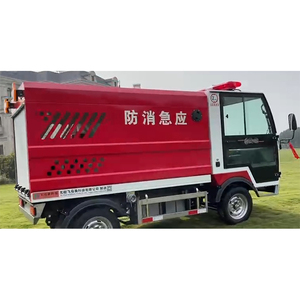 Camion de pompiers électrique à double rangée avec portes entièrement en alliage d'aluminium, dernier design, nouvelle arrivée, prix abordable - Product Image 5