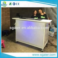Nouveau design Mini table de bar pliante portable et mobile Comptoir avec chaise