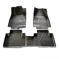 Tapis de sol de voiture 3D en TPE thermoformé double couche de luxe personnalisé, antidérapant, à bords profonds pour HONDA CRV 2007-2011