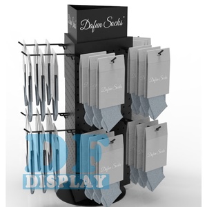 SO061 Kệ Xoay <span class=keywords><strong>4</strong></span> Mặt Kệ Xoay Kệ Đứng Trưng Bày Xoay Bằng Kim Loại Có Móc Treo Cho Cửa Hàng Bảng Điều Khiển - Product Image 4