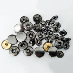 Nút bấm mạ hợp kim kẽm có logo tùy chỉnh, mặt phẳng, không cần may, có thể giặt được, dùng cho ví, túi xách, quần áo - Product Image 4