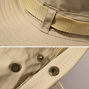 Hiking Unisex Blank <strong>Bucket</strong> <strong>Hats</strong> Caps Foldable Fisherman New Sunscreen and Shading Custom <strong>Funky</strong> Safari Fishing Summer Front Panel - Product Image 5