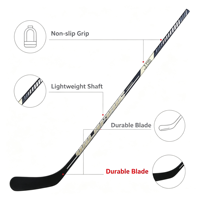 Bâton de hockey en fibre de carbone T700, lame P92 P28, pour enfants, utilisation en compétition, directement de l'usine