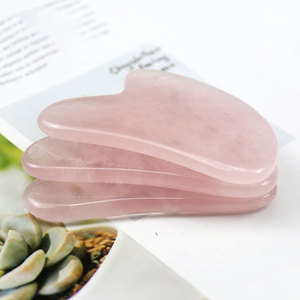 กระดานกัวซารูปหัวใจเครื่องมือขูดหินหยกรูปกุหลาบสีชมพู - Product Image 4