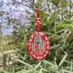 LLavero de aceite para hombre y mujer, cuerda de bobinado de Material de madera rectangular para colgar en el coche, en la pared o en el bolso - Product Image 6