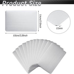 بطاقات عمل معدنية ذهبية معدنية مخصصة مخصصة للنقش بالليزر من الألومنيوم المؤكسد من من من الألومينيوم من من من من من من من من من من من من من من من من من من من من من من من من من من أجل النقش بالليزر - Product Image 6