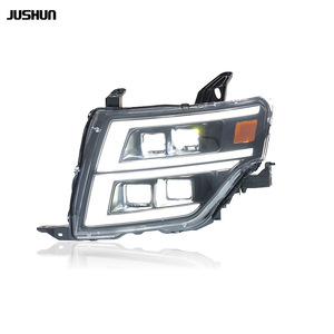 ชุดไฟหน้า LED สำหรับรถยนต์ Jushun Pajero V97 V87 V93 พร้อมไฟเลี้ยวแบบ Sequential LED ความสว่าง 15000 ลูเมน 12V - Product Image 3