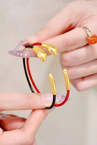 Xinfly Brazalete de Acero con Oro 24K, Rubí y Moissanita, Diseño de Serpiente de la Suerte, Cadena de Moda, Joyería de Regalo para Parejas, ¡Gran Venta! - Product Image 2