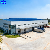 Edificio de Acero Prefabricado a Prueba de Terremotos, Sistema de Almacenamiento en Naves Industriales de Acero
