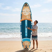 Planche de paddle gonflable OEM haut de gamme pour sports nautiques, 11'*34"*6", en Drop Stitch, pour la planche à pagaie et le surf