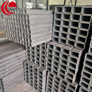 Q235 hafif çelik profil ASTM A500 galvanizli 6m kare içi boş bölüm demir boru çelik içi boş kare çubuk için yapı borusu - Product Image 1