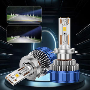 Ampoules de phares de voiture LED double tube en cuivre 140W 9005 9006 Feux LED automobiles H1 H7 H11 H4 Canbus Phares LED - Product Image 1