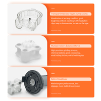 LEFOO Opération visible Micro pompe péristaltique de laboratoire à faible coût Pompe péristaltique sanitaire 24v Dc de qualité alimentaire pour liquide visqueux