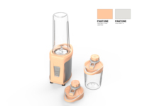 2024 Mini presse-agrumes électrique portable Mélangeur de smoothies ménagers avec récipient en Tritan