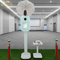 Photobooth Morden Design AL Stand pour Mariages et Événements – Coque pour Appareil Photo Reflex Numérique et iPad, Installation Facile
