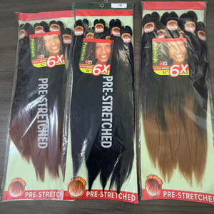 Capelli per Treccine Pre-Stirati di Alta Qualità 52 Pollici 420g X/P 6X, Direttamente dalla Fabbrica, per Trecce Africane e Stili Twist - Product Image 1