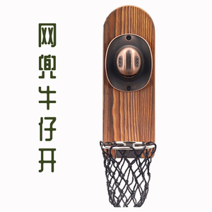 WELLFLYER-Abridor de botellas de madera y metal, <span class=keywords><strong>sacacorchos</strong></span> para colgar en la <span class=keywords><strong>pared</strong></span>, para cocina, abridor de cerveza, magnético, personalizable, estilo elegante, de metal y madera, 2017 - Product Image 4