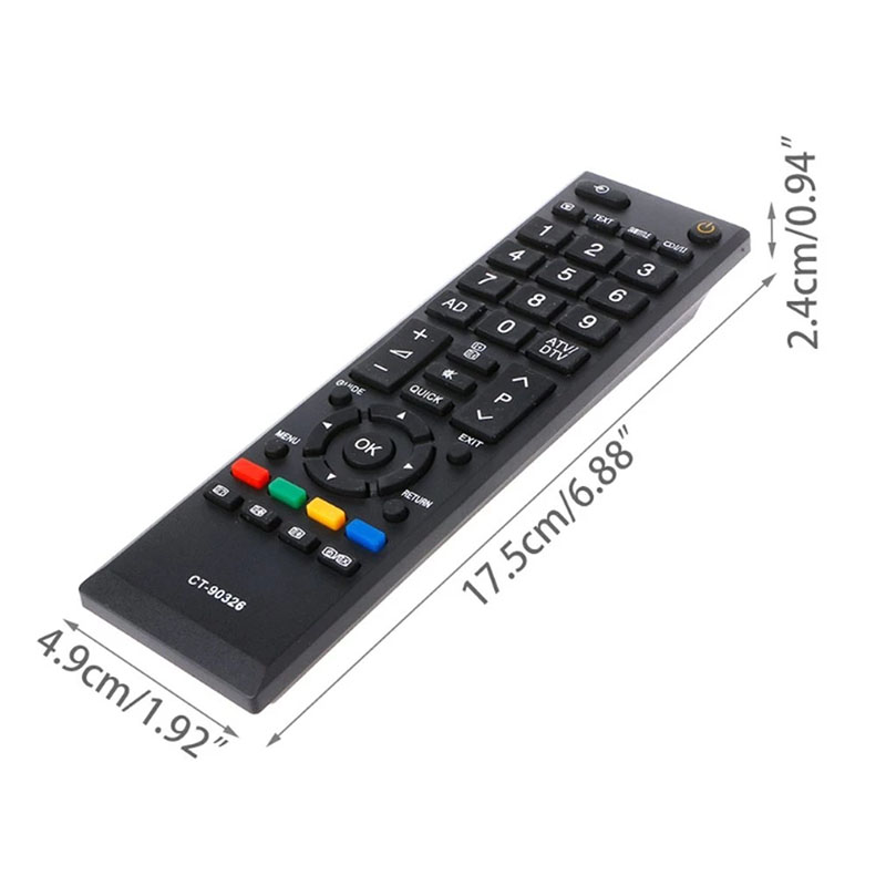 Telecomando Universale Di Ricambio Toshiba CT-90326 - Compatibile Con TV Toshiba - Nessuna Programmazione