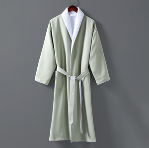 <span class=keywords><strong>Peignoir</strong></span> de luxe pour hôtel, double couche, en peau de pêche, 100% microfibre polyester, unisexe - Product Image 5