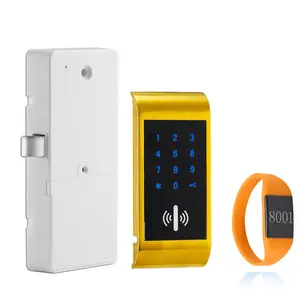 Offre Spéciale Gym Spa intelligent en alliage de Zinc loquet de panneau magnétique casier électronique carte électrique RFID tiroir armoire serrure