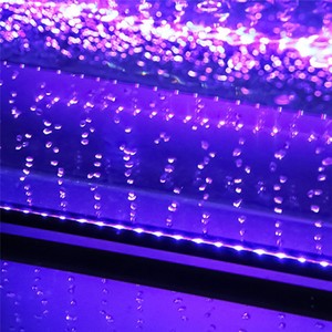 Lampe d'ambiance submersible multicolore pour <span class=keywords><strong>aquarium</strong></span> Lampe d'ambiance à bulles étanche pour <span class=keywords><strong>aquarium</strong></span> Lampe de réservoir à poisson à prise EU/US - Product Image 1