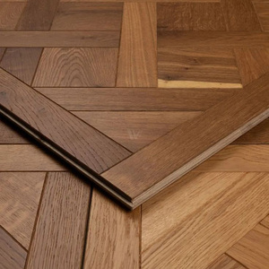Planchers en bois de chêne blanc européen multicouche T&G Versailles, de qualité AB, teintés CE, émaillés à l'asiatienne, 12 mm et 20 mm, pour installations de loisirs - Product Image 1