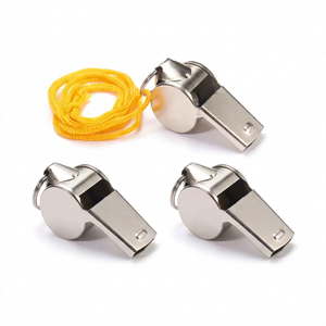Silbato Metálico de Alta Sonoridad al por Mayor, Silbato para Árbitros y Entrenadores, Silbato para Aventuras al Aire Libre, Rescate de Emergencia - Product Image 1