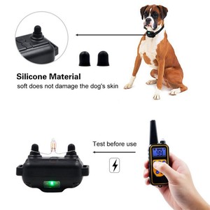 Impermeable 800m eléctrico mascota perro entrenamiento comportamiento productos ladridos Control Collar eléctrico perro choque Collar con Control remoto - Product Image 5
