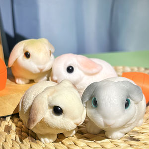 ของเล่นบีบรูปกระต่ายหูตกน่ารัก ทำจากพลาสติกทนทาน ช่วยคลายเครียด นุ่มนิ่ม สนุกสนานสำหรับเด็กชายและเด็กหญิง - Product Image 3