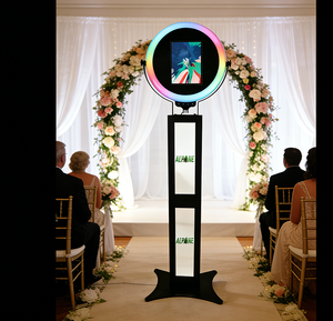 Photomaton ipad Photomaton Cabine photo populaire <span class=keywords><strong>Videobooth</strong></span> pour mariage et fête avec valise de transport - Product Image 1